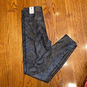 Zara snakeskin Hi Rise Leggings